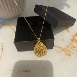 24K gold plated necklace